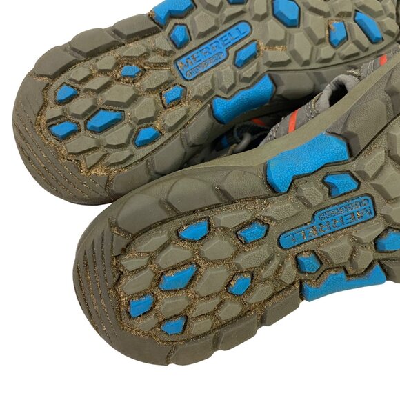 Merrell Hydro Grey Leather Athletic Outdoor Waterproof Sandals Toddler Boy 12M - Picture 10 of 11